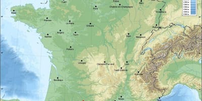 Географічна карта Тулузи